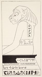 O sábio Baviaan o babuíno cão-dirigido, que é completamente o animal o mais sábio em toda a África do Sul, ilustração "apenas de tão histórias para crianças pequenas" por Rudyard Kipling, bar. Londres, 1951